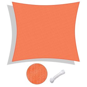 22'x23' Rectangle Sun Shade Sail Bright Orange