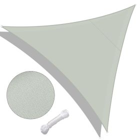5x5x5m Triangle Sun Shade Sail Gray
