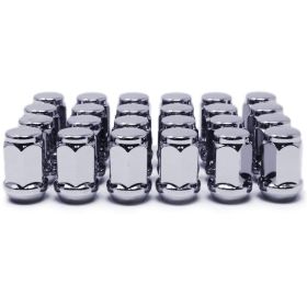 Lug Nuts Chrome Acorn Bulge Wheel Nut Closed End Lugnuts 1-2x20 Set Of 20 1-2