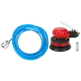 5" Pneumatic Polisher Air Water Sander 1/4" Inlet Grinding Machine Kit