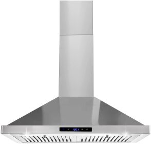 30 inch Range Hood 700CFM Wall Mount Stainless Steel Touch Control 3speed Stove Vent