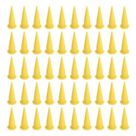 50Pcs Caulk Cone Nozzle PE Plastic Fine Tip Reusable Caulking Nozzle for Sealant Glue