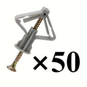 50 Butterfly Expansion Screws With Strong Expansion Force To Provide Safe And Stable Fastening. They Are Suitable For Installation On Various Types Of