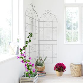 4 Pack Metal Garden Trellis 7  X19.7 Rustproof For Climbing Plants Support