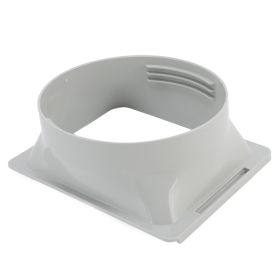 Air Conditioner Hose Coupler Square Support Clockwise Counterclockwise Threads 5.9in Caliber Tube Connector for Home