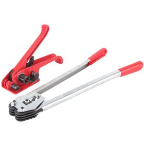 Manual PP/PET Plastic Strap Tensioner &amp; Sealer Hand Strapping Sealing Packing Tool Set