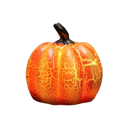 LED Halloween Pumpkin Lantern Resin Pumpkin Lamp Multiple Shapes Halloween Dress Up Props