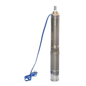 Deep Well Submersible Pump 1HP 220V/60Hz 33gpm Flow 207ft Head Submersible Bore Pump Water Pump Stainless Steel Water Pump