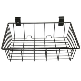 8Pcs Slat Wall Basket Ventilated Metal Mounted Garage Hanging Accessories for Storage Display