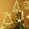 LED Fairy String Window Curtain Lights Star Christmas Xmas Party Home Indoor Random Style