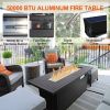 56"Aluminum Linear Fire Table