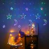 LED Fairy String Window Curtain Lights Star Christmas Xmas Party Home Indoor Random Style