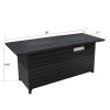 56"Aluminum Linear Fire Table