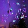 LED Fairy String Window Curtain Lights Star Christmas Xmas Party Home Indoor Random Style