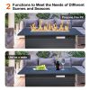 56"Aluminum Linear Fire Table