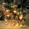 1pc Christmas Snow Globe String Lights For Wishing Bottle Garden Backyard Patio Wedding Party Indoor Outdoor Xmas Decorations, Powered By Battery Box(