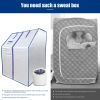 Portable Sauna for Home - Steam Sauna Tent;  Personal Sauna - Sauna Heater;  Tent;  Chair;  Remote Included for Home Sauna - Enjoy Your Own Personal S