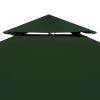Gazebo Cover Canopy Replacement 9.14 oz/yd¬≤ Green 10'x10'