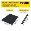 VEVOR 6FTx300FT Premium Weed Barrier Fabric Heavy Duty 3.2OZ; Woven Weed Control Fabric; High Permeability Good for Flower Bed; Geotextile Fabric for