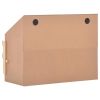 Chicken Laying Nest 3 Compartments 28.3"x13"x21.3" Solid Pine Wood