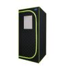 Portable Plus Type Full Size Far Infrared Sauna tent. Spa;  Detox ; Therapy and Relaxation at home.Larger Space; Stainless Steel Pipes Connector Easy