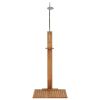 Garden Shower 29.5"x29.5"x82.7" Solid Teak Wood