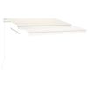 Freestanding Automatic Awning 118.1"x98.4" Cream