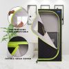 Portable Plus Type Full Size Far Infrared Sauna tent. Spa;  Detox ; Therapy and Relaxation at home.Larger Space; Stainless Steel Pipes Connector Easy