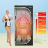 Portable Plus Type Full Size Far Infrared Sauna tent. Spa;  Detox ; Therapy and Relaxation at home.Larger Space; Stainless Steel Pipes Connector Easy