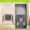 Portable Plus Type Full Size Far Infrared Sauna tent. Spa;  Detox ; Therapy and Relaxation at home.Larger Space; Stainless Steel Pipes Connector Easy