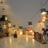 1pc Christmas Snow Globe String Lights For Wishing Bottle Garden Backyard Patio Wedding Party Indoor Outdoor Xmas Decorations, Powered By Battery Box(