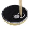 8FT Silver Telescoping Al Flag Pole With US Flag & Ball