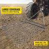 VEVOR 4' x 5' ATV Chain; UTV Tractor Attachments Drag Mat for Landscape Leveling or Sod Prepping; Durable Harrow Rake Grader for Gravel Driveway; Farm