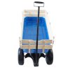 Outdoor Wagon All Terrain Pulling w/Wood Railing Air Tires Childre