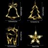 LED Fairy String Window Curtain Lights Star Christmas Xmas Party Home Indoor Random Style