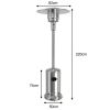 Garden Propane Standing LP Gas Steel Accessories Heater