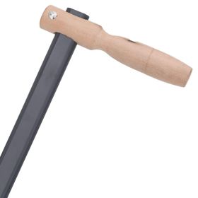 vidaXL Kosa s brúsnym kameňom 145 cm