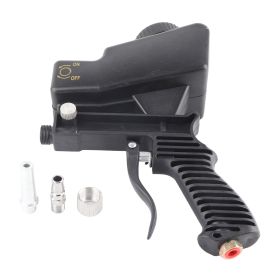 Sandblaster Sand Blaster Sandblasting Spray Gun Tool Set Kit for Spraying Cleaning Black