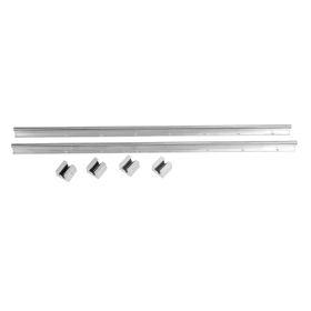 Linear Rail Slider Set 2 Pcs 800mm Length 12mm Diameter Shaft SBR12 Linear Guide Rails and 4 Pcs SBR12UU Bearing Blocks (Option: as picture)