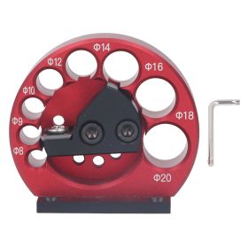 8 to 20mm Dowel Maker Round High Accuracy Aluminum Alloy Body Cemented Carbide Blade Dowel Cutter Plate for Woodworking (Option: as picture)