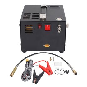 Air Compressor Portable 4500Psi 30mpa 12V High Pressure Pump Oil Water Free for Gun Paintball Tank (Option: as picture)