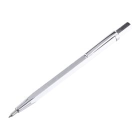 Portable Scriber Engraving Pen Tool Glass Ceramic Engraver Scribe Tool (Silver) (Color: Silver)
