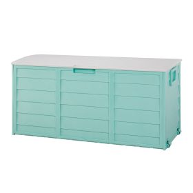 Yard Plastic Storage Box (Color: green)