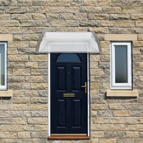 40in x 40in Outdoor Front Door Window Awning Patio Canopy Rain Cover UV Protected Eaves (Option: as picture)