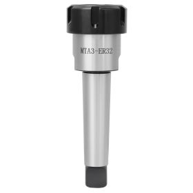 MTA3 Morse Taper Collet Chuck Holder Carbon Steel CNC Milling Lathe Parts M12MTA3-ER32 (Option: MTA3 ER32)