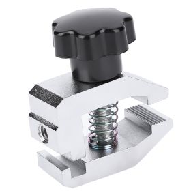 SJJ-01 Stainless Steel Jaw Clamp Thrust Tension Meter Clamp Micrometer Fixture 500N (Option: as picture)