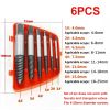 6/8Pcs Damaged Broken Screw Extractor Remover Metal Drill Bit Set Steel Durable Center Drill Damaged Bolts Easy Out Remover Tool