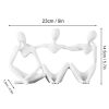 Nordic Art Abstract Thinker Statue Abstract Figure Sculpture Home Crafts Resin Statues Small Ornaments Office Room Desktop Decor