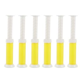 Flower Aromatic Toilet Gel Deodorant Small Flower Toilet Fragrance Deodorant Bathroom Remove Odors Household Cleaning Tools (Scent Type: 6pcs Lemon, Ships From: China)