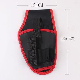 9 In 1 Nylon Fabric Tool Bag Electrician Instrument Hardware Storage Pouch Screwdriver Utility Kit Holder Tools Bag Waist Pocket (Ships From: China, Color: Basic Bag)